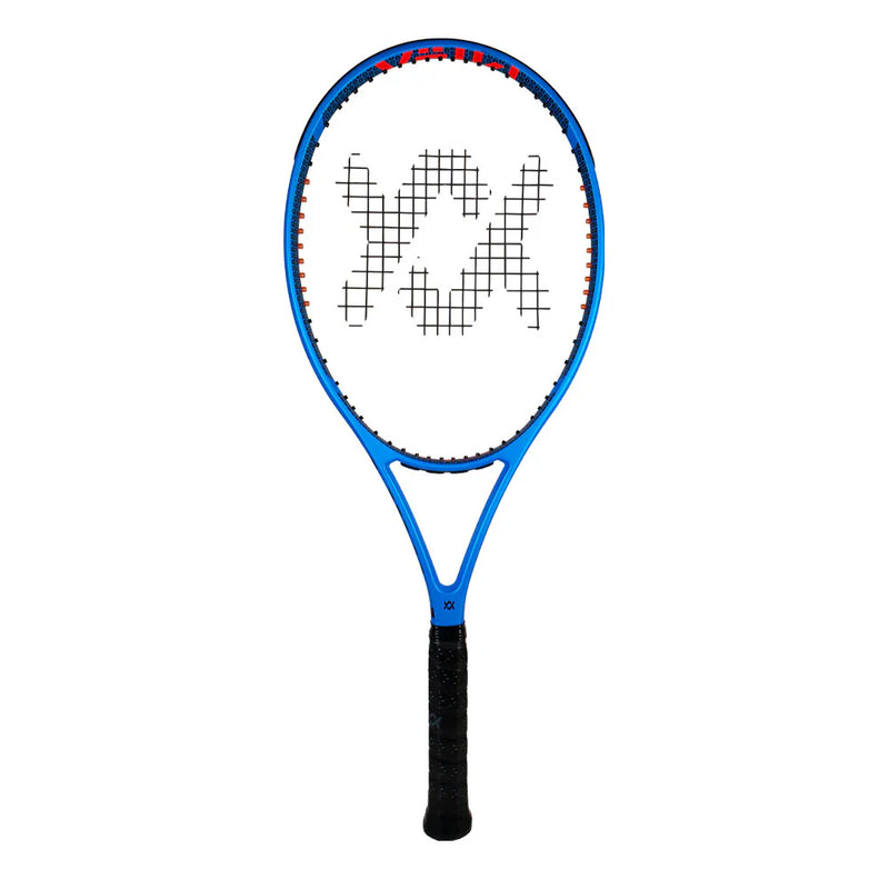 Raquette Volkl V-Cell 5, 260 g, 645 cm², cordage 16x18, cadre V-Cell, manche V-Sensor, profil 22-24-22 mm, confort et spin pour progression fluide.