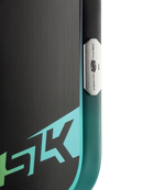Raquette pickleball SLK Dauntless elongated avec surface carbone T700 et spin élevé pour jeu polyvalent