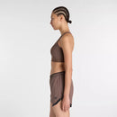 Soutien-gorge de sport New Balance Essential Run avec maintien élevé et bretelles ajustables.
