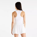 Camisole New Balance Tournament Tank pour femme avec coupe sans manches et tissu respirant extensible.