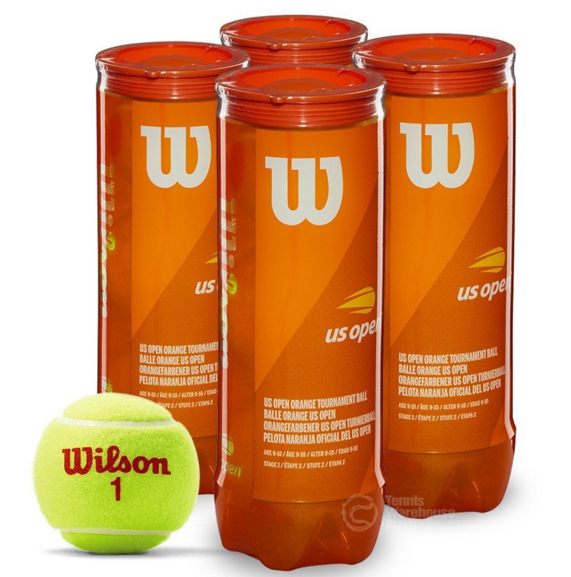 Wilson Us Open Orange (4 tubes)