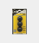 Dunlop Balles Squash Pro (pqt 3)
