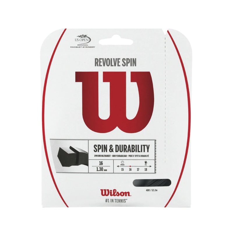 Wilson Revolve Spin 16 Noir Cordage