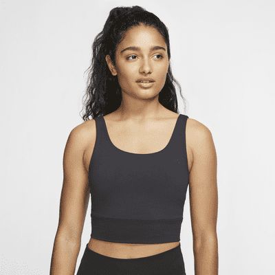 TOP COURT NIKE YOGA LUXE NOIR F